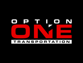 Option One Transportation  logo design by maseru