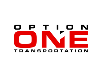 Option One Transportation  logo design by maseru