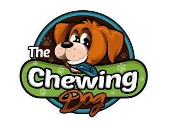 The Chewing Dog logo design by DreamLogoDesign
