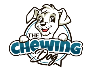 The Chewing Dog logo design by DreamLogoDesign