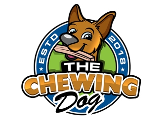 The Chewing Dog logo design by DreamLogoDesign