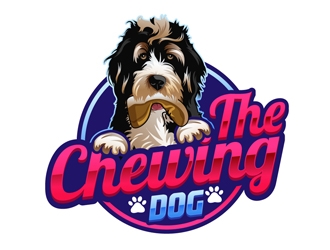 The Chewing Dog logo design by DreamLogoDesign