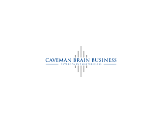 Caveman Brain Business Development Master Class logo design by L E V A R