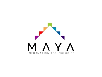 Maya Information Technologies logo design by Mbelgedez