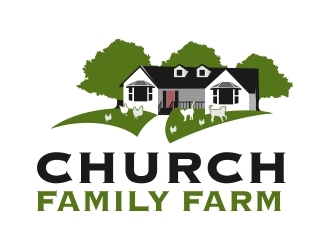 Church Family Farm logo design by logoviral