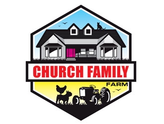 Church Family Farm logo design by shere