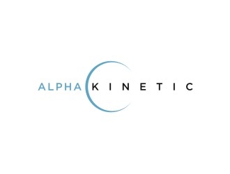AlphaKinetic logo design by sabyan