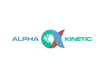 AlphaKinetic logo design by qqdesigns
