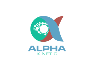 AlphaKinetic logo design by qqdesigns