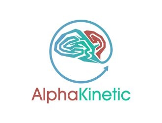 AlphaKinetic logo design by Bl_lue