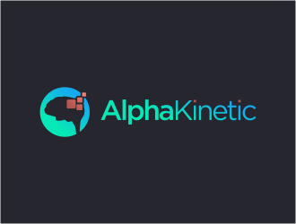 AlphaKinetic logo design by FloVal