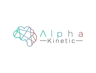 AlphaKinetic logo design by wongndeso