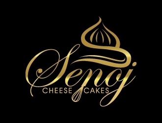 Senoj Cheesecakes logo design by Suvendu