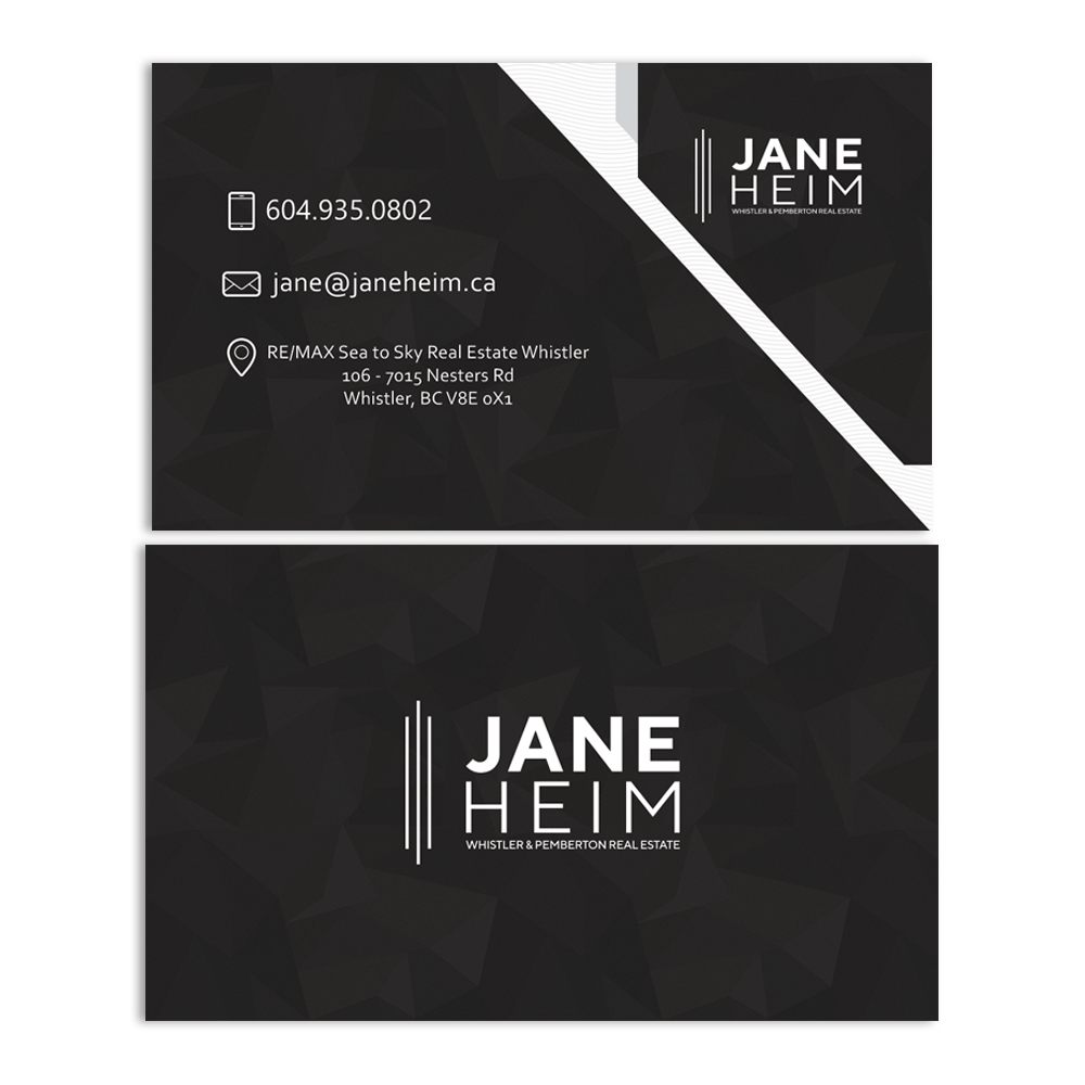 Jane Heim - Whistler & Pemberton Real Estate logo design by heba