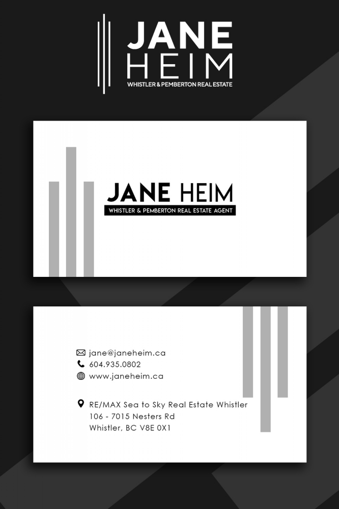 Jane Heim - Whistler & Pemberton Real Estate logo design by ranelio