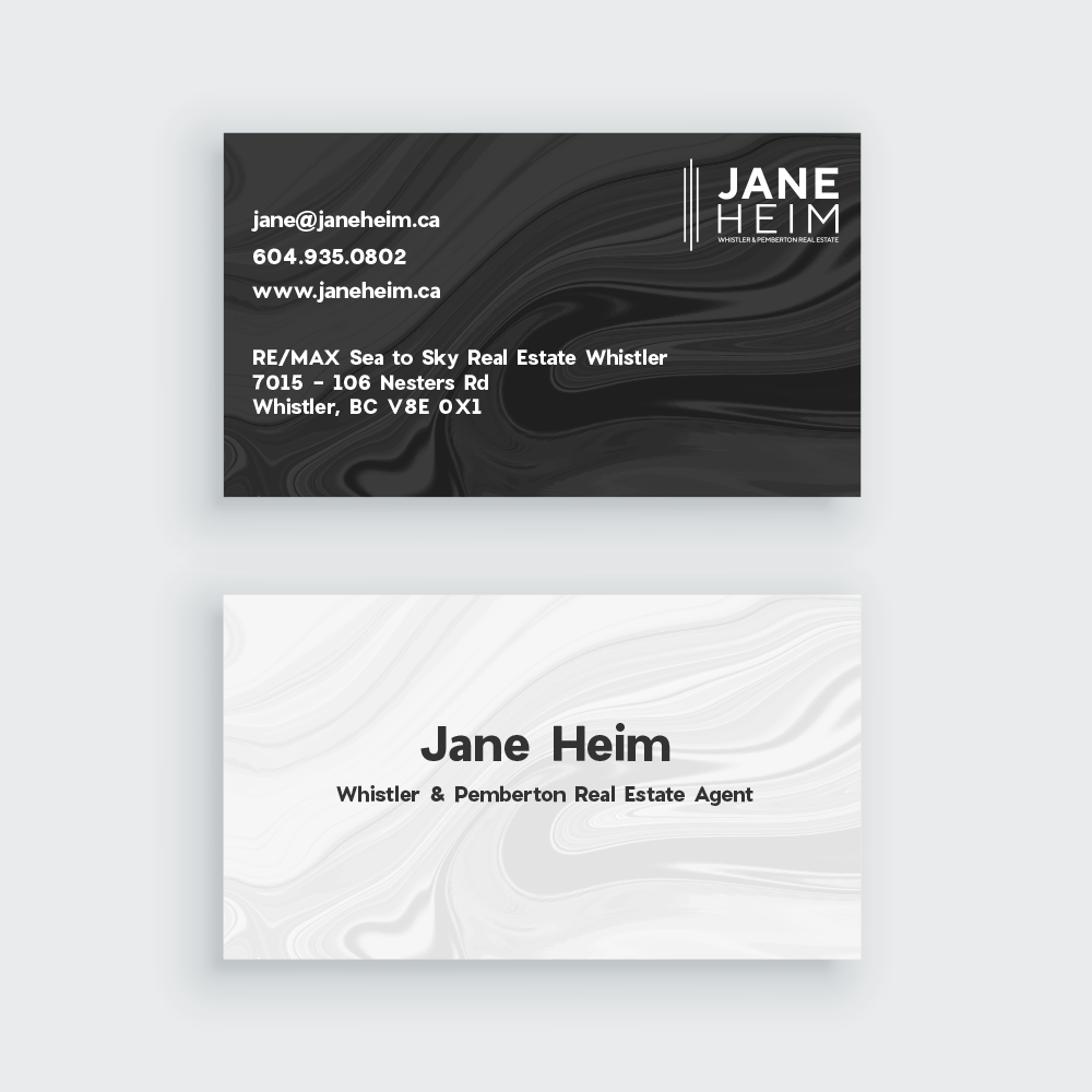 Jane Heim - Whistler & Pemberton Real Estate logo design by heba