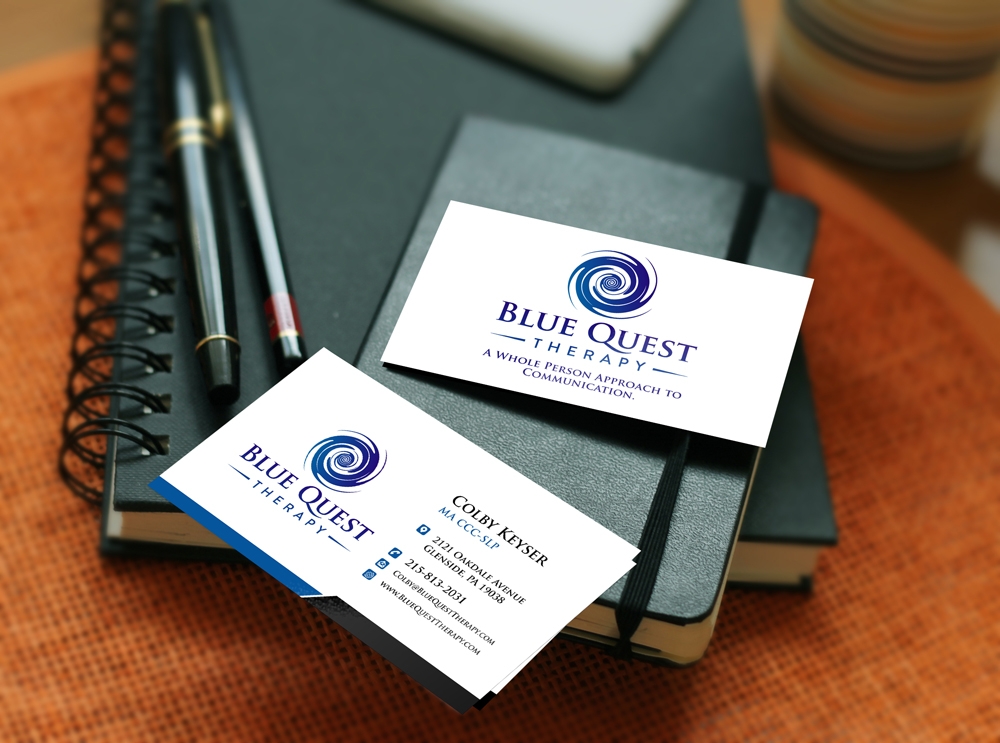 Blue Quest Therapy  logo design by abss