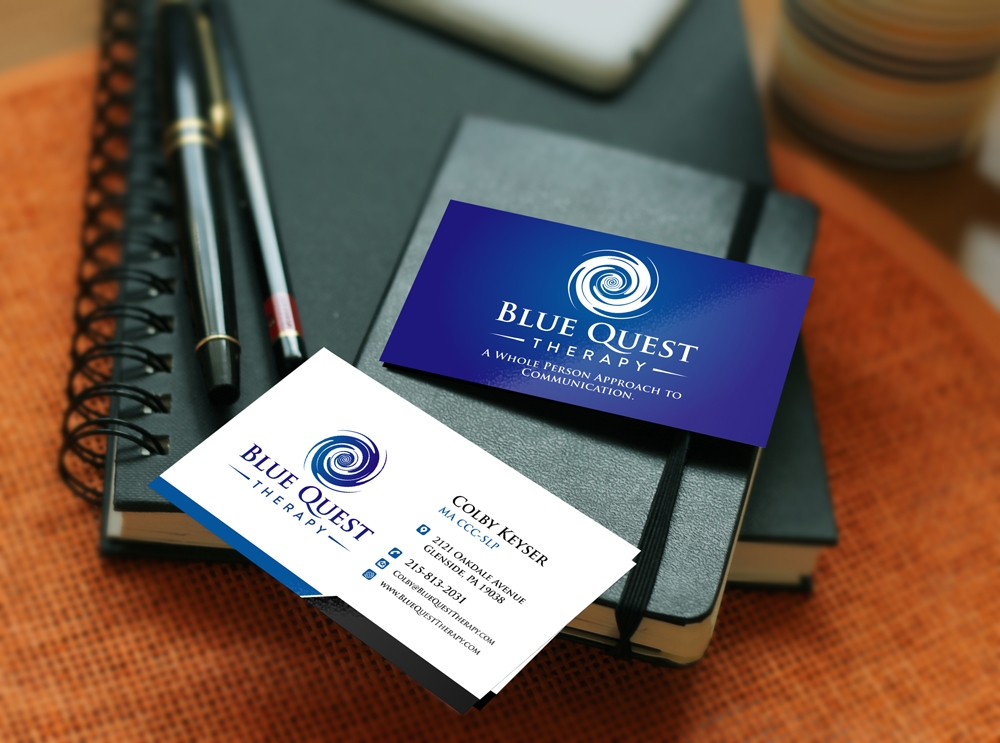 Blue Quest Therapy  logo design by abss