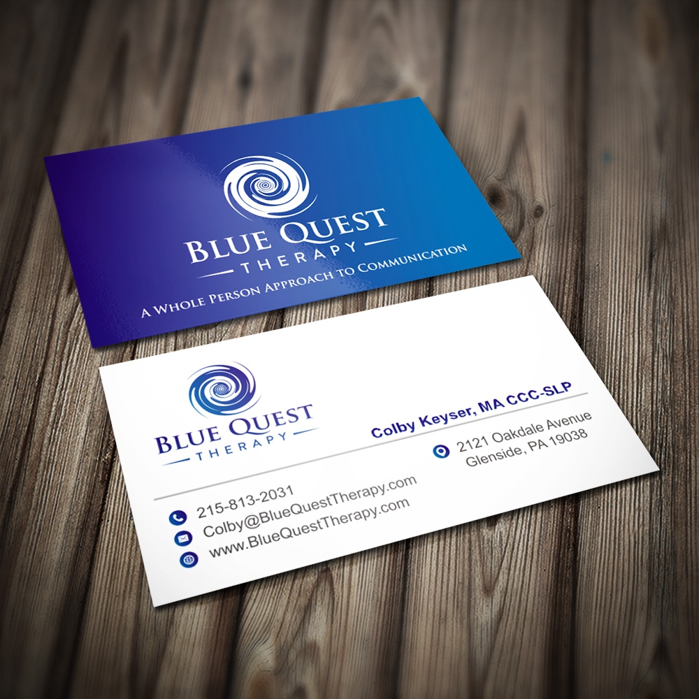 Blue Quest Therapy  logo design by Kindo