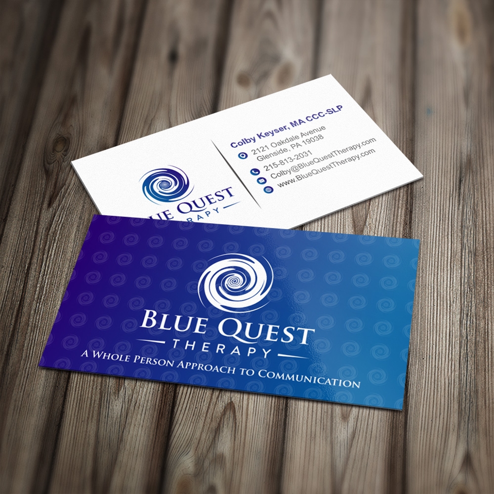 Blue Quest Therapy  logo design by Kindo