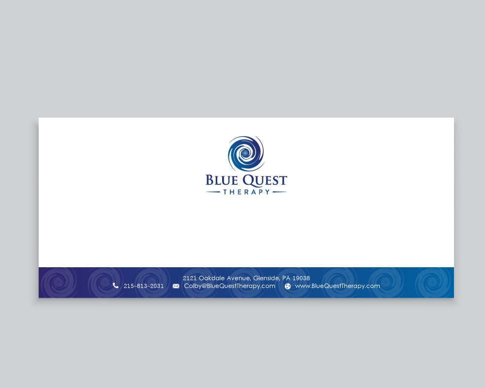 Blue Quest Therapy  logo design by Boomstudioz