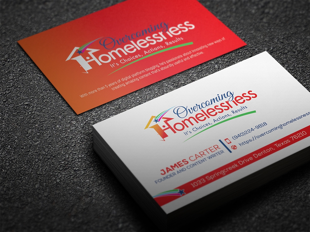 Overcoming Homelessness logo design by aamir