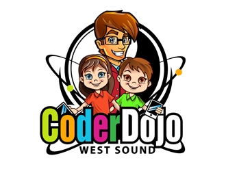 West Sound CoderDojo  logo design by DreamLogoDesign