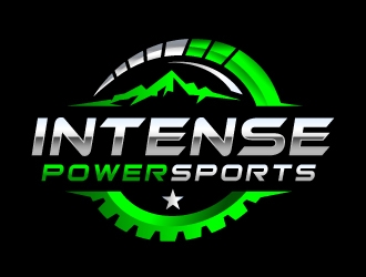 Intense Powersports logo design by ORPiXELSTUDIOS