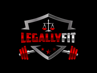 Legally Fit logo design by pencilhand
