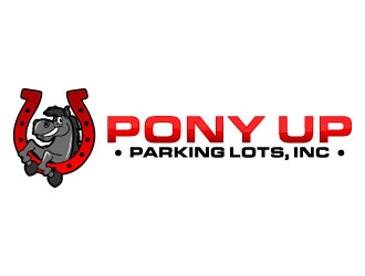 Pony Up Parking Lots, Inc logo design by daywalker