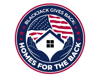Blackjack Gives Back: Homes For The Brave logo design by jaize