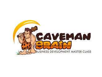 Caveman Brain Business Development Master Class logo design by Republik