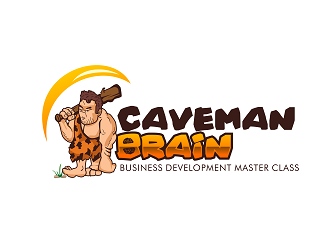 Caveman Brain Business Development Master Class logo design by Republik