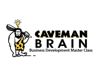 Caveman Brain Business Development Master Class logo design by shere