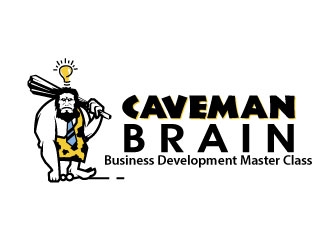 Caveman Brain Business Development Master Class logo design by shere