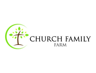 Church Family Farm logo design by jetzu