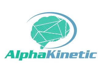 AlphaKinetic logo design by ElonStark