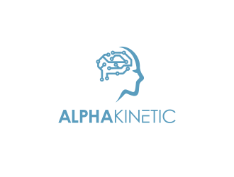 AlphaKinetic logo design by YONK