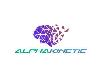 AlphaKinetic logo design by ekitessar