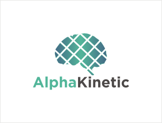 AlphaKinetic logo design by bunda_shaquilla