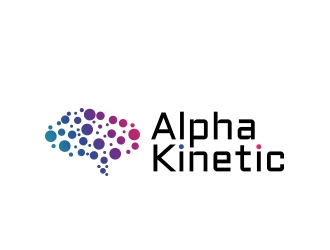 AlphaKinetic logo design by MarkindDesign