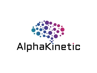 AlphaKinetic logo design by MarkindDesign