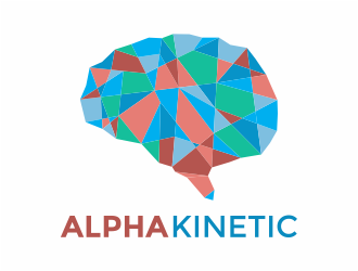 AlphaKinetic logo design by mutafailan