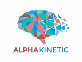 AlphaKinetic logo design by mutafailan