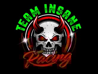 Team Insane Racing logo design by DreamLogoDesign