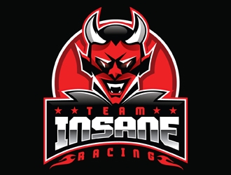 Team Insane Racing logo design by DreamLogoDesign