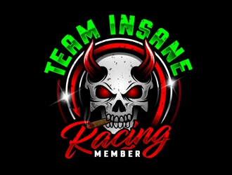 Team Insane Racing logo design by DreamLogoDesign