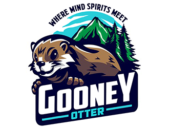 Gooney Otter logo design by Optimus