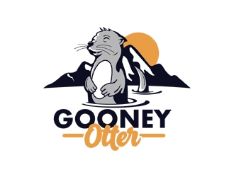 Gooney Otter logo design by rahmatillah11