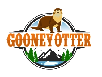 Gooney Otter logo design by ElonStark